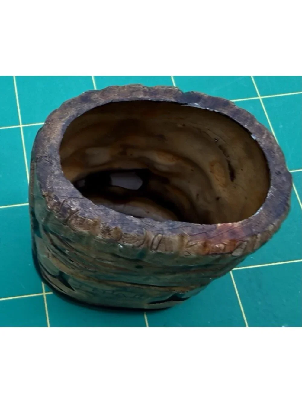 Vintage Hawaiian Tiki Tooth Pick Holder Ceramic Florida Souvenir READ